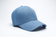 Blue Canvas Satin Lined Hat