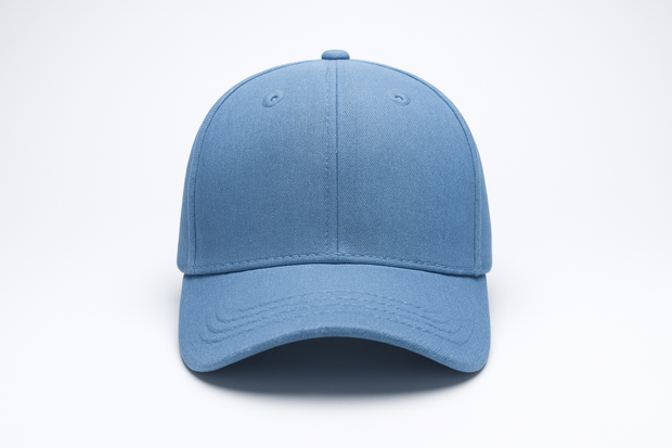 Blue Canvas Satin Lined Hat