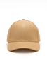 Tan Vegan Leather Satin Lined Hat