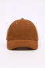 Chocolate Vegan Suede Satin Lined Hat
