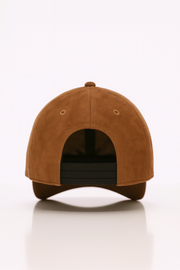 Chocolate Vegan Suede Satin Lined Hat