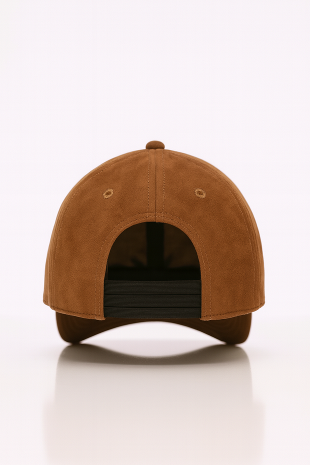 Chocolate Vegan Suede Satin Lined Hat
