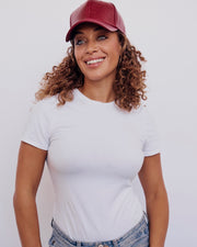 Cran Vegan Leather Satin Lined Hat
