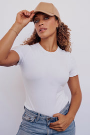 Tan Vegan Leather Satin Lined Hat
